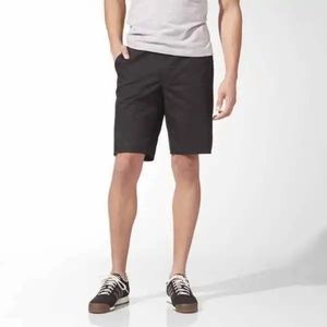 adidas Skateboarding Men's Chino Shorts - Black, Size 34